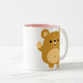 Cute Cartoon Affectionate Beer Mok (Voorkant rechts)