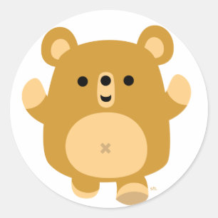Cute Cartoon Affectionate Beer sticker