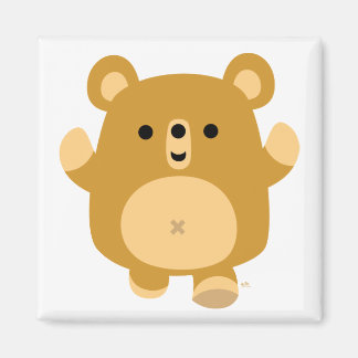 Cute Cartoon Affectionated Beer magnet