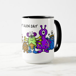 Cute Cartoon Aliens Mok