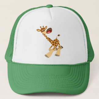 Cute Cartoon Ambling Giraffe Pet
