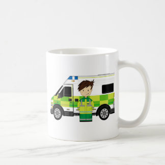 Cute Cartoon Ambulance en EMT Koffiemok