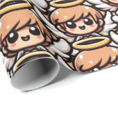 Cute Cartoon Angel Cadeaupapier (Rol Hoek)