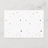 Cute Cartoon Animal Gender Neutral Diaper Raffle Informatiekaartje (Achterkant)