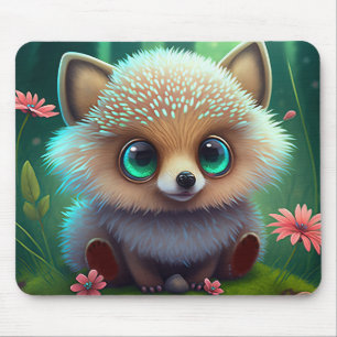 Cute cartoon animal muismat