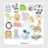 Cute cartoon animal sticker (Vel)