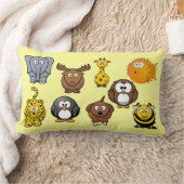 Cute Cartoon Animals Baby Boy Girl Kinder Kussen (Deken)