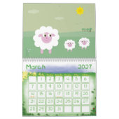 Cute Cartoon Animals & Children Illustrations Kalender (Mar 2027)