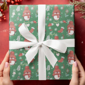 Cute Cartoon Animals Penguin Custom Wrapping Paper Cadeaupapier