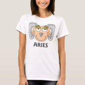 Cute Cartoon Aries Ram T-shirt (Voorkant)