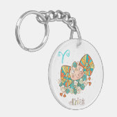 Cute Cartoon Aries Sleutelhanger (Voorkant Links)