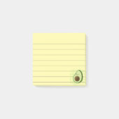 Cute Cartoon Avocado Distress Led 3x3 Post-it® Notes (Voorkant)