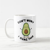 Cute Cartoon Avocado Koffiemok (Links)