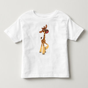 Cute Cartoon Baby Giraffe Children T-Shirt