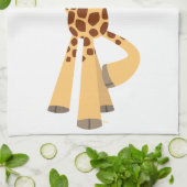 Cute Cartoon Baby Giraffe Kitchen Towel Theedoek (Gevouwen)