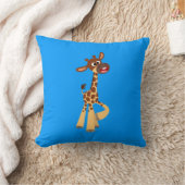 Cute Cartoon Baby Giraffe Pillow Kussen (Deken)