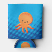 Cute Cartoon Baby Octopus Blikjeskoeler (Voorkant)