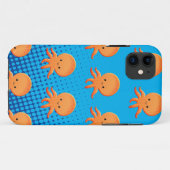 Cute Cartoon Baby Octopus Blue Ocean Case-Mate iPhone Case (Achterkant (horizontaal))