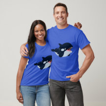 Cute Cartoon Baby Orca T-Shirt