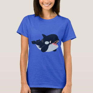 Cute Cartoon Baby Orca Women's T-Shirt