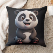 Cute Cartoon Baby Panda Kussen (Deken)