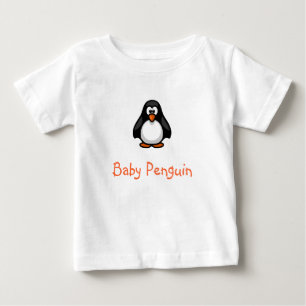 Cute Cartoon Baby Penguin met Bright Nose