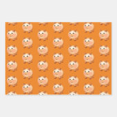 Cute Cartoon Baby Pig Pattern Inpakpapier Vel (Voorkant)
