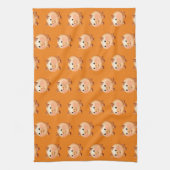 Cute Cartoon Baby Pig Pattern Theedoek (Verticaal)