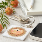 Cute Cartoon Baby Pig Sleutelhanger (Voorkant Rechts)