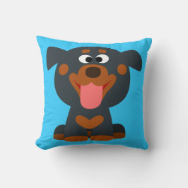 Cute Cartoon Baby Rottweiler Mojo Sierkussen