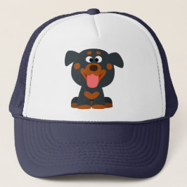 Cute Cartoon Baby Rottweiler Pet