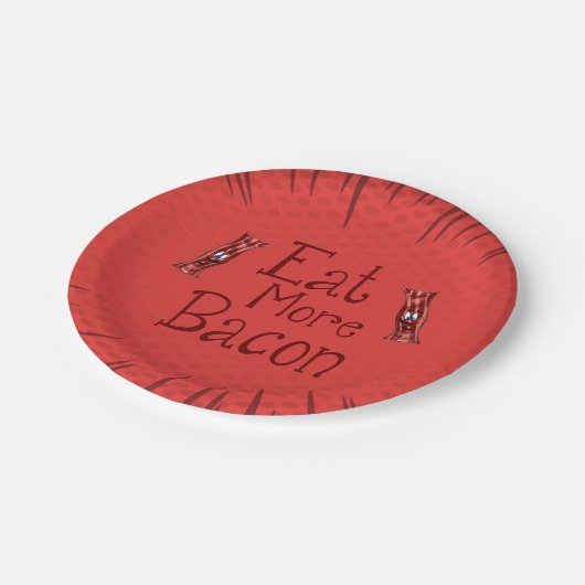 Cute Cartoon Bacon Bord (Gekanteld)