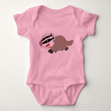 Cute Cartoon Badger Baby Clothing