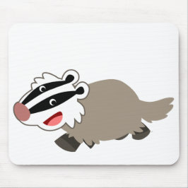 Cute Cartoon Badger Mousepad Muismat