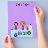 Cute cartoon Bake Sale Flyer (Hand)
