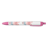 Cute Cartoon Ballerina Pig Zwarte Inkt Pen (Bodem)