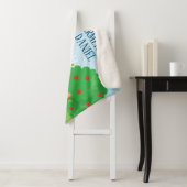 Cute Cartoon Barnyard Animals, Farmer en Tractor Sherpa Deken (In situ)