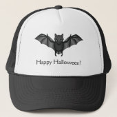 Cute Cartoon Bat Halloween Illustratie Trucker Pet (Voorkant)