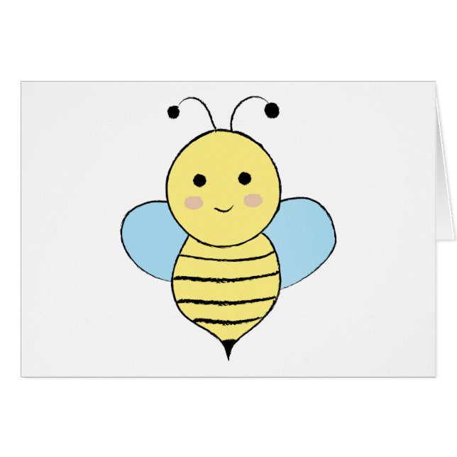 Cute Cartoon Bee (Voorkant Horizontaal)