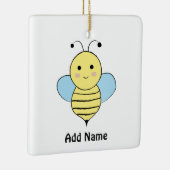 Cute Cartoon Bee Keramisch Ornament (Rechts)