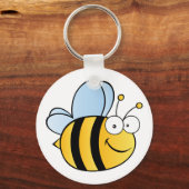 Cute Cartoon Bee Sleutelhanger (Voorkant)