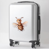 Cute Cartoon Bee Sticker (Koffer)