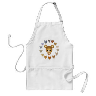 Cute Cartoon Beer Babies Cooking Apron Standaard Schort