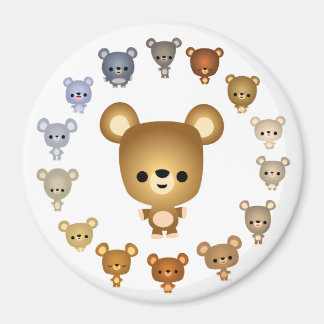 Cute Cartoon Beer Babies Magnet