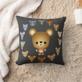Cute Cartoon Beer Babies Pillow Kussen (Deken)
