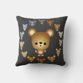 Cute Cartoon Beer Babies Pillow Kussen (Achterkant)