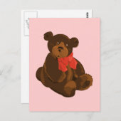 Cute cartoon beer briefkaart (Voorkant / Achterkant)