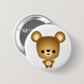 Cute Cartoon Beer Cub Button Badge (Voorkant /achterkant)