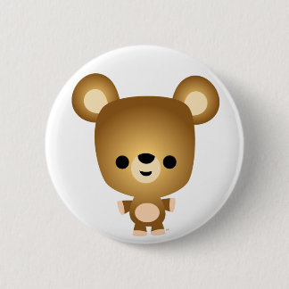 Cute Cartoon Beer Cub Button Badge