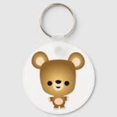 Cute Cartoon Beer Cub Sleutelhanger (Voorkant)